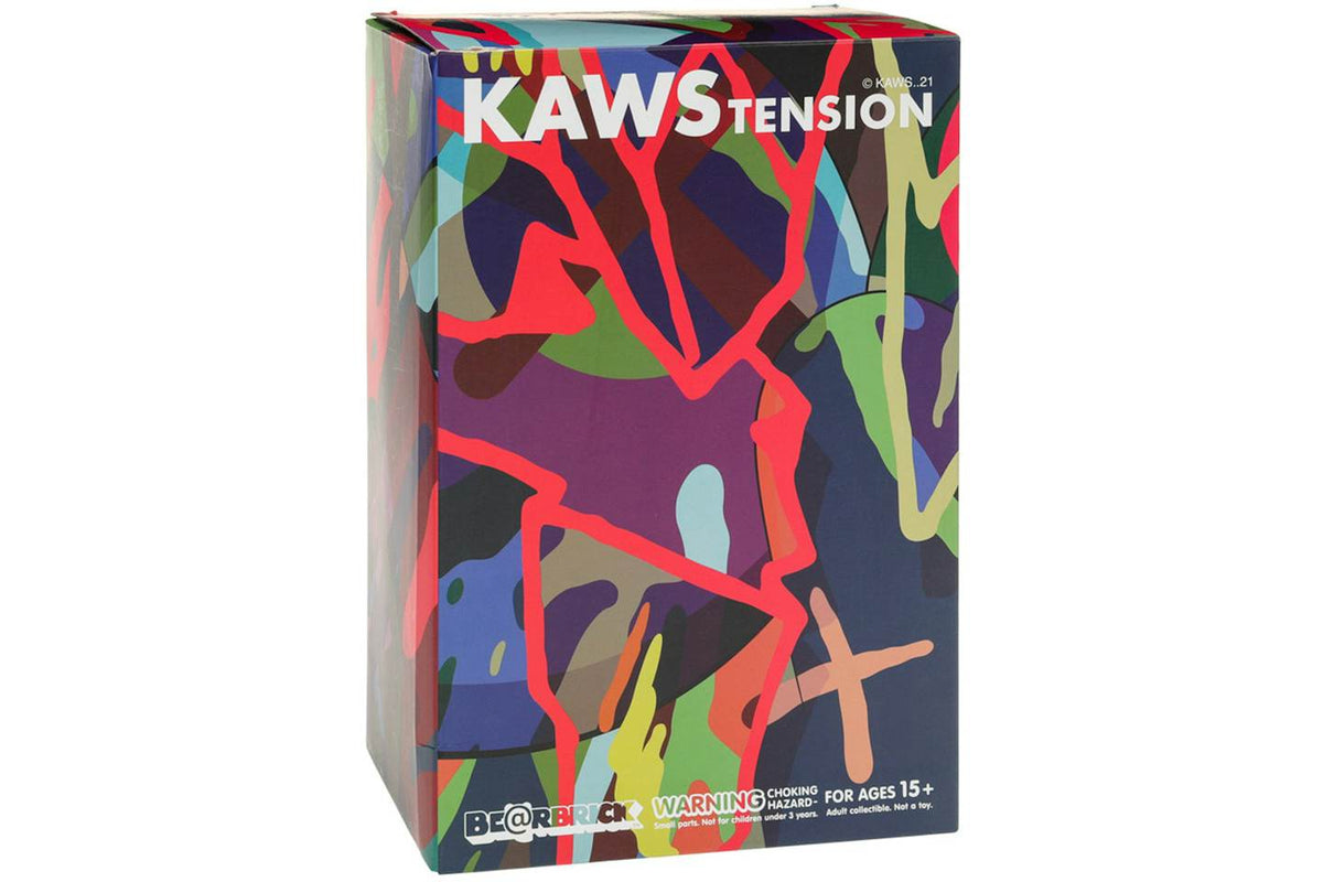 Bearbrick KAWS TENSION 100% & 400% Set - view 2
