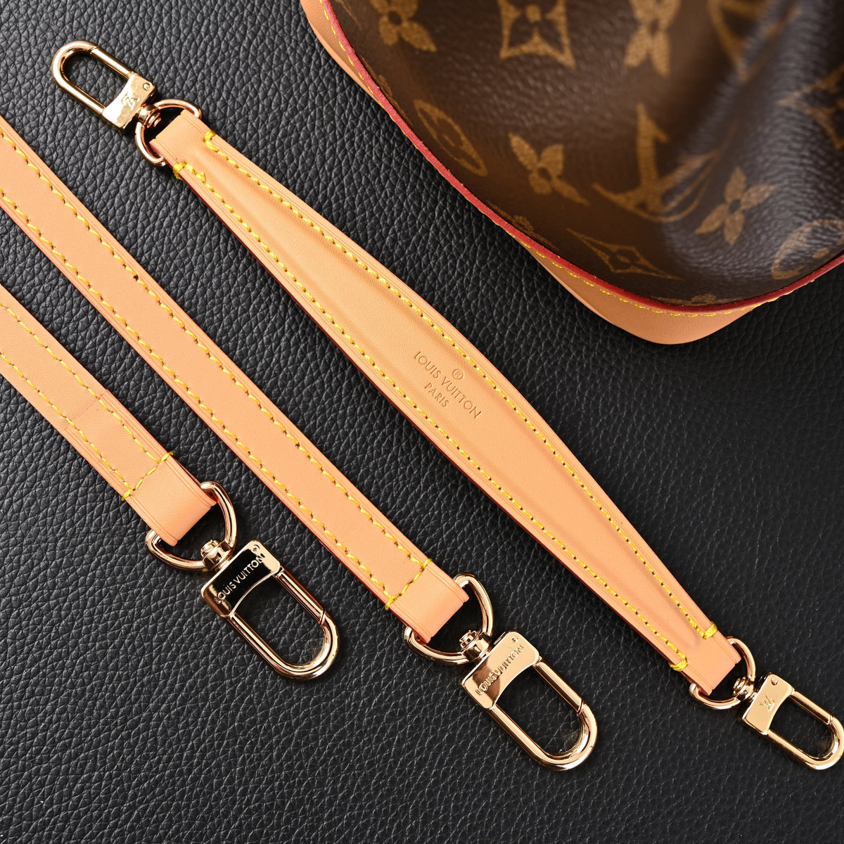 Louis Vuitton Noé Bucket Bag – Monogram Canvas with Natural Leather Trim