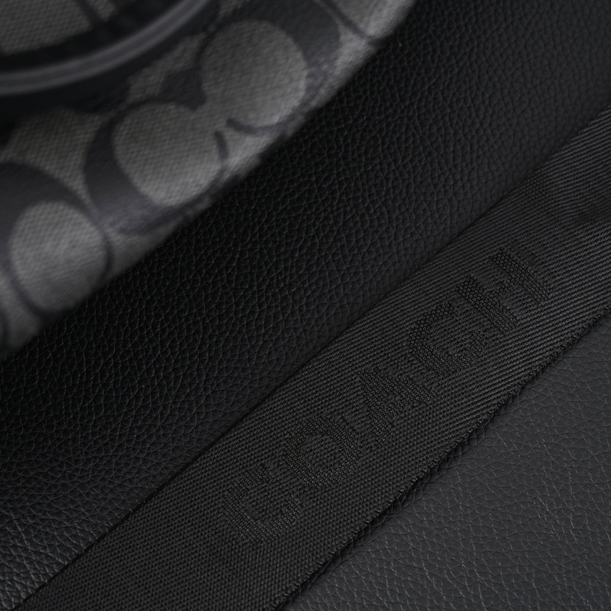 Coach Metropolitan Duffel Bag in Signature Black Canvas