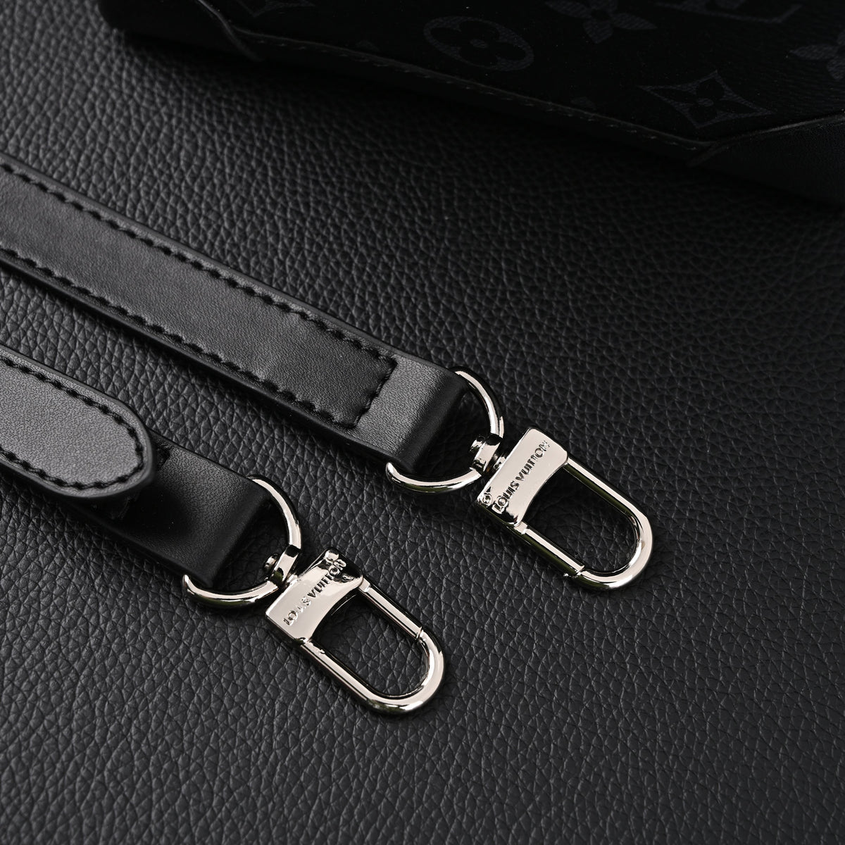 Louis Vuitton Soft Trunk Messenger – Monogram Eclipse Canvas with Silver Chain Handbag