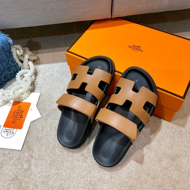 MJHS1 Unisex Leather Slippers