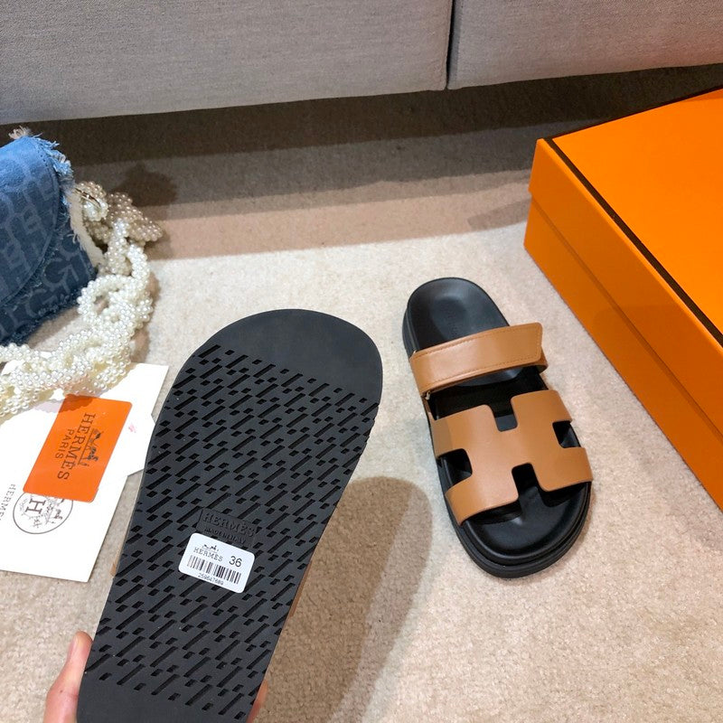 MJHS1 Unisex Leather Slippers