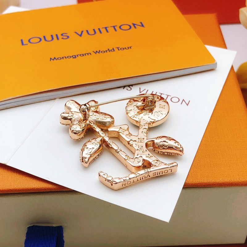 18K Louis Vuitton Blooming Brooch